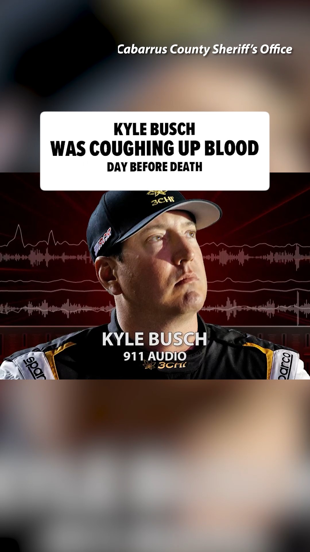 💔 Kyle Busch's medical emergency has been partially revealed by 911 audio obtained by TMZ Sports.

What we know at the link in bio.

🎥: Cabarrus County Sheriff’s Office