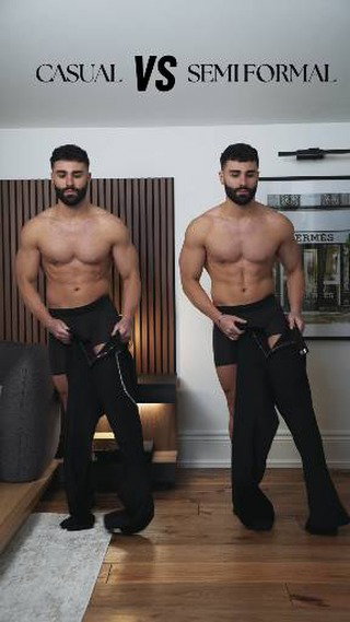 Casual vs semi-formal

Same base
different details

That’s the shift