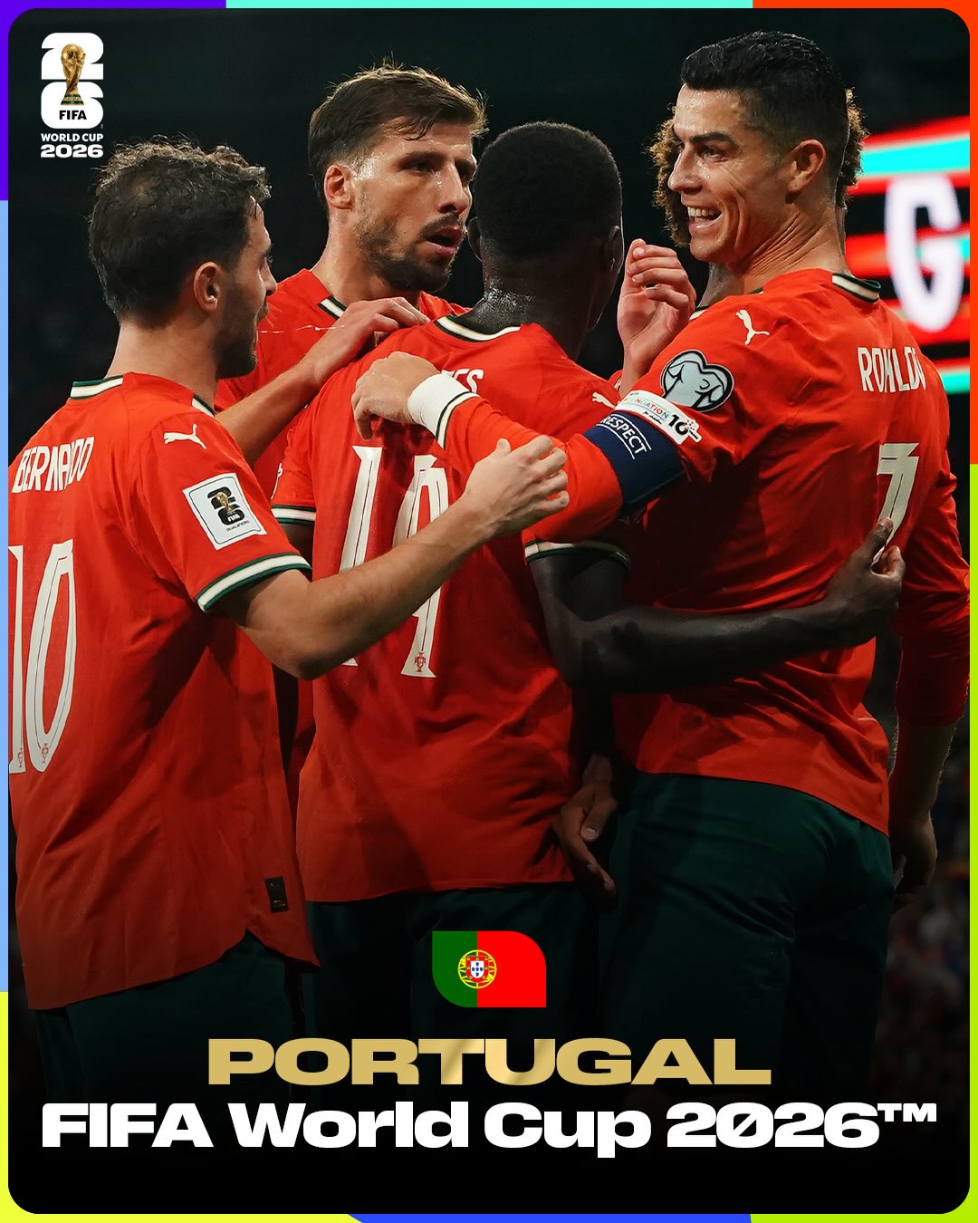 Boa sorte para 🇵🇹 Portugal, rumo ao Campeonato do Mundo da FIFA na América do Norte 🇨🇦🇲🇽🇺🇸 deste verão, depois de uma campanha de qualificação soberba. 🌎

Desejo o melhor a @portugal, que vai encantar os adeptos de todo o mundo e dar continuidade à sua bela história de fases finais! 👏

Good luck to 🇵🇹 Portugal as they head to the FIFA World Cup in 🇨🇦🇲🇽🇺🇸 North America this summer following a dominant qualification campaign. 🌎

I wish @portugal the very best as you prepare to captivate fans across the globe and build on your proud tournament history! 👏

⚽ 17 June: Portugal v Congo DR
⚽ 23 June: Portugal v Uzbekistan
⚽ 27 June: Colombia v Portugal

#FootballUnitesTheWorld