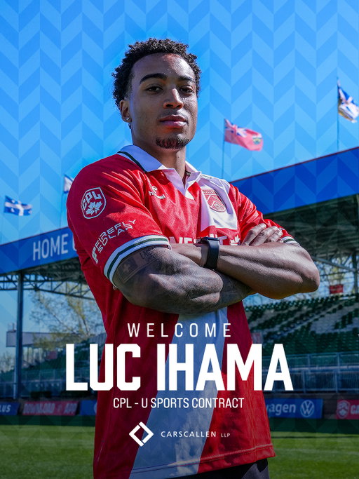 We're thrilled to announce the signing of defender Luc Ihama to a CPL- U SPORTS Contract!

Welcome, Luc 🤝

📰 Read more: cavalryfc.ca