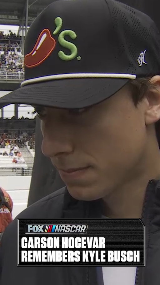 Carson Hocevar remembers Kyle Busch.