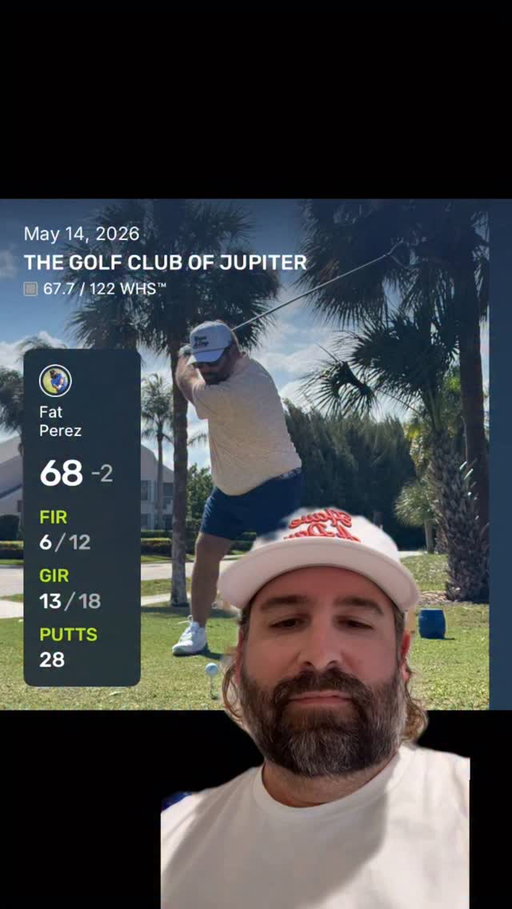 Any day under par is a good day.  Even at a short golf course.  And @thegrintgolf has me covered for tracking my scorecard and stats for the day.  Bonus - a play a hole with Perez from the round.  Get in on the action and download @thegrintgolf app today!  #TheGrintPartner
