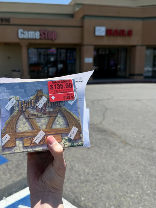 Everyone went to GameStop today for the new pokemon promo… Not me! I drove 1.5 hours (with the wife) for a 25 year old Harry Potter tcg box for just $135! Then went a few exits to a Barnes and Noble for THEIR pokemon promo! Cuz Keldeo is my personal favorite pokemon! 🤓🫡
