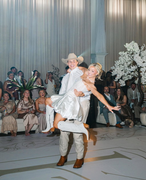 The Hubbard Hoedown #reception 

Planning & Design: @madelyntenneyevents 
Photographer: @creativedust 
Venue: @howe_farms 
DJ: @djwho_ 
Florals: @pollenfloralsdesign 
Dance Floor: @southerneventwraps 
Bridal Liaison: @besidethebrideevents 
Hair & Makeup: @hmbyasianicole 
Rentals: @eventworksrentals 
Drapery: @quest_events 
Day of Stationery: @haggertymade 
Logo: @ledgewoodfinestationery 
Catering: @talk.of.the.south 
Wedding Cake: @cakesbyanna21 
Custom Trucker Hats: @shopthediamondlabel 
Cups, Napkins, Coozies: @sipswithliza 
Custom Cowboy Hat: @nicandmaude