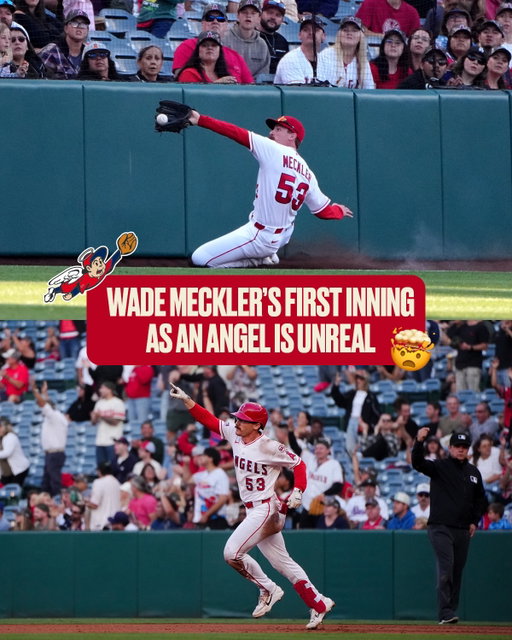 a BUSY first inning for @wade.meckler 🫡