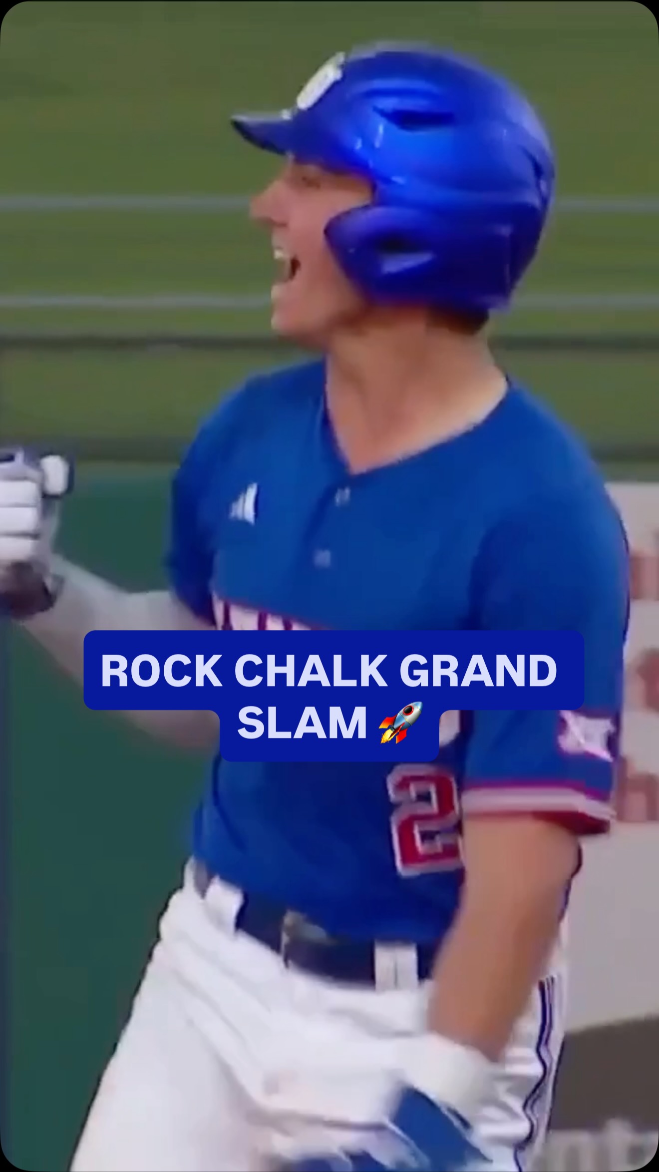 A GOODBYE GRAND SLAM 🚀

Tyson LeBlanc ties the home run school record with this GRAND SLAM to make it 9-2!

#NCABaseball x 🎥 ESPN+ / @kubaseball / @big12conference