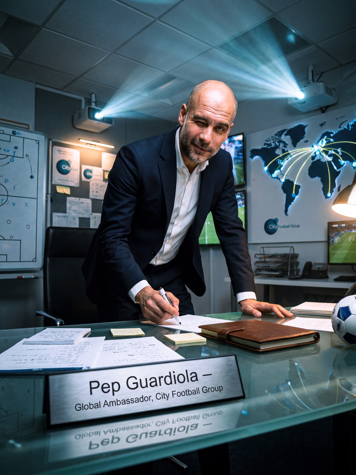🚨 𝐎𝐅𝐅𝐈𝐂𝐈𝐀𝐋: Pep Guardiola will now take up a role as 𝐆𝐥𝐨𝐛𝐚𝐥 𝐀𝐦𝐛𝐚𝐬𝐬𝐚𝐝𝐨𝐫 𝐟𝐨𝐫 𝐭𝐡𝐞 𝐂𝐢𝐭𝐲 𝐅𝐨𝐨𝐭𝐛𝐚𝐥𝐥 𝐆𝐫𝐨𝐮𝐩! 💙🧬

“Guardiola will give technical advice to the clubs in the group, working on specific projects and collaborations”, City say 👔

𝐁𝐫𝐢𝐧𝐠𝐢𝐧𝐠 𝐭𝐡𝐞 𝐥𝐞𝐠𝐚𝐜𝐲 𝐭𝐨 𝐭𝐡𝐞 𝐰𝐨𝐫𝐥𝐝. 🌎