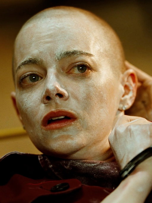 Waking up to a shaved head would break me, not her though. #Bugonia is now playing on Netflix in Australia and New Zealand!