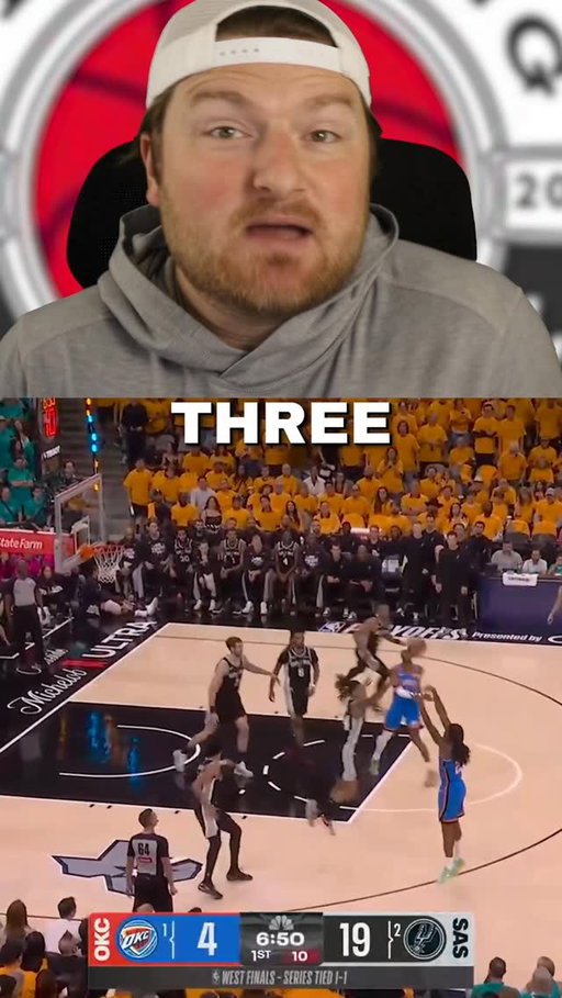 How the Thunder have figured out the Spurs in games 2 and 3 #nba #nbanews #thunder #spurs #nbaplayoffs