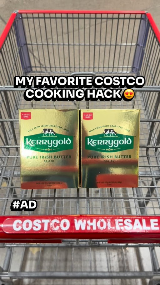 #AD🧈 @KerrygoldUSA Irish Salted Butter is at @costco and if you have not made the switch yet, let me tell you why Kerrygold is my favorite butter at Costco! Kerrygold is crafted with milk from grass-fed Irish cows using traditional Irish churning, and you can taste the difference the second it hits a warm piece of bread! 😍

🌿 What makes Kerrygold stand out is the quality of the milk itself, sourced from Irish cows grazing on lush green pastures at the peak of the season, giving it that signature rich flavor, irresistibly creamy texture, and that beautiful golden hue! It is not just butter, it is the upgrade your kitchen has been missing! 🙌🏻

🍳 I use Kerrygold for absolutely everything, from spreading it on sourdough in the morning, to making the most incredible garlic butter pasta, to using it as the secret ingredient in my mac and cheese that makes everyone ask for the recipe! When you have the 4-pack from Costco stocked in your fridge, you never have to worry about running out of your favorite butter again and that is honestly the best feeling!

🛒 Find Kerrygold Irish Salted Butter in the refrigerated dairy section at @costco and grab the 4-pack before your next trip runs out! #KerrygoldUSA #Kerrygold  #Costco #IrishButter