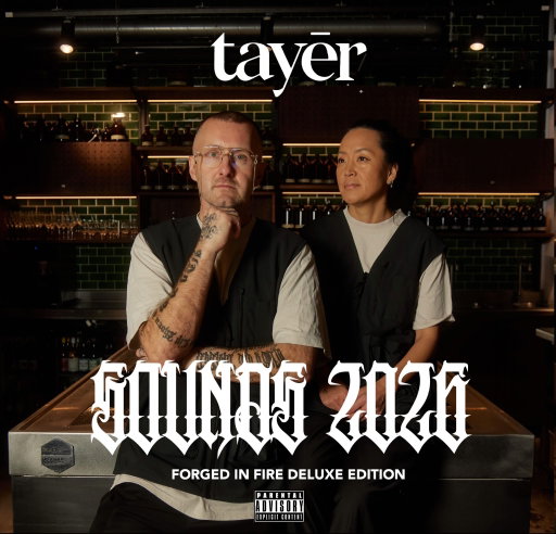 The trick is to play the music louder than the chaos around you / 🎶🍸🖤/ #TayērSounds 2026 🔥 Forged In Fire Deluxēe Edition 🎛️ OUT NOW ➡️ Spotify |#ēe #hustlemagic