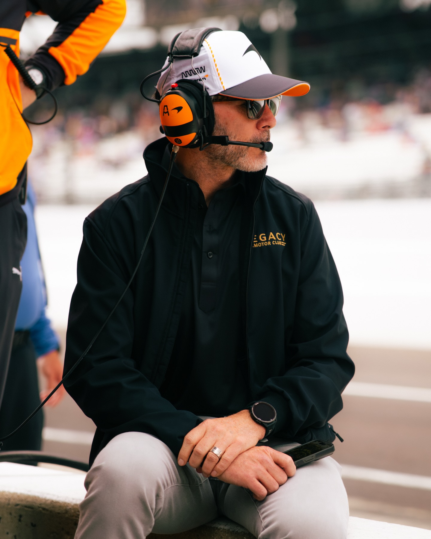 Day 1 of Indy 500 weekend. A somber but meaningful day getting to see so many old friends and reflect on memories with Kyle, not only the racer he was, but more importantly the person he was to so many who loved and respected him here in Indianapolis. Also had a great time catching up with the broadcast team and cheering on our @legacy.motorclub guys in the pit crew competition. Excited for Day 2.