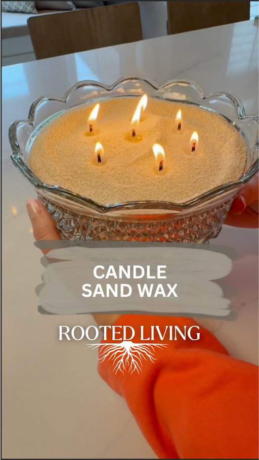 Turned a vintage crystal serving bowl into a candle — Filled it with candle sand wax and used a bunch of wicks. Fun centerpiece as well as a conversation starter. Loving the character and uniqueness it has. #diy #handmade #craft #candle #decor