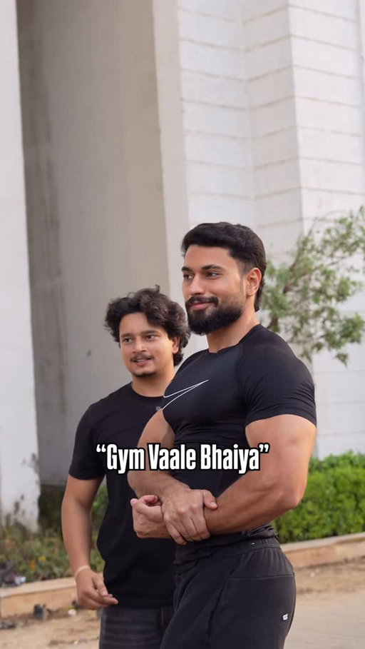 Gym waale bhaiya.
#gym #reels