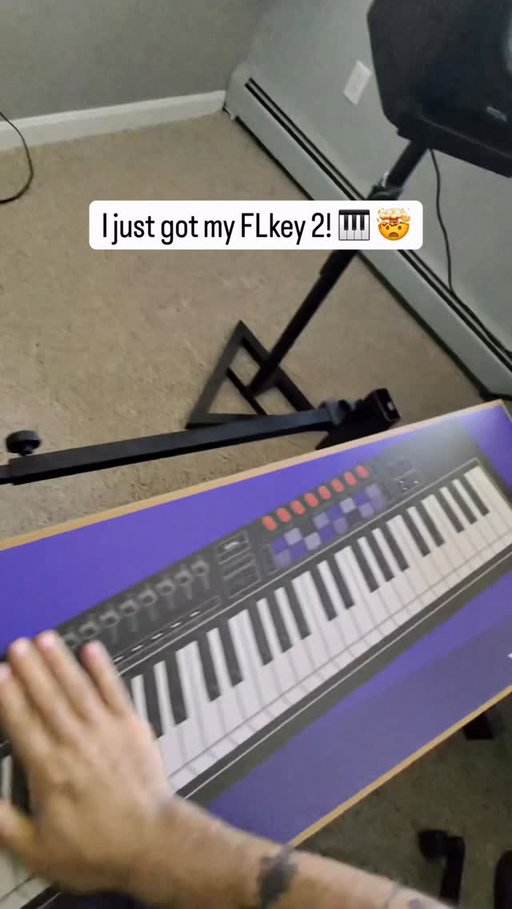 Comment “FLkey” to get yours today 🔥 this thing is truly amazing. I’ll be doing a full breakdown of the features as well. Stay tuned. 🎹 #ad