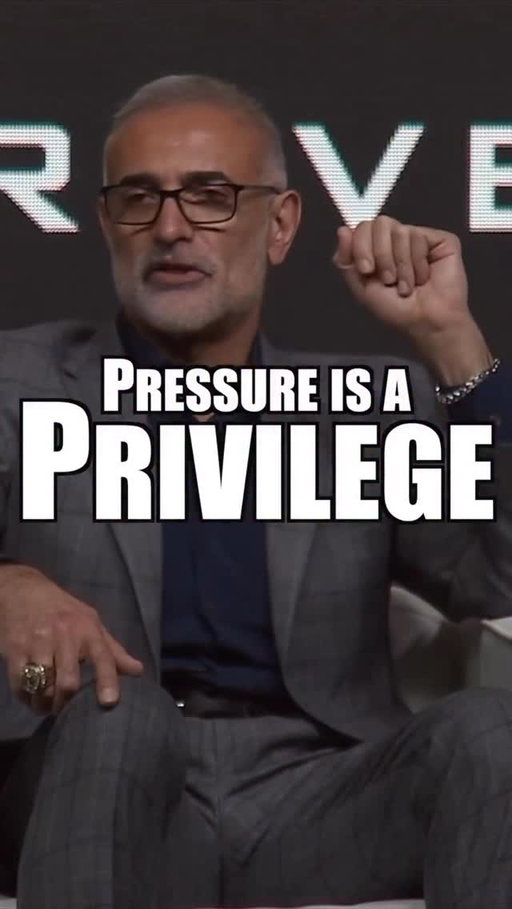When someone puts you in a pressure situation, it means they believe in you. 

Do you believe in yourself?