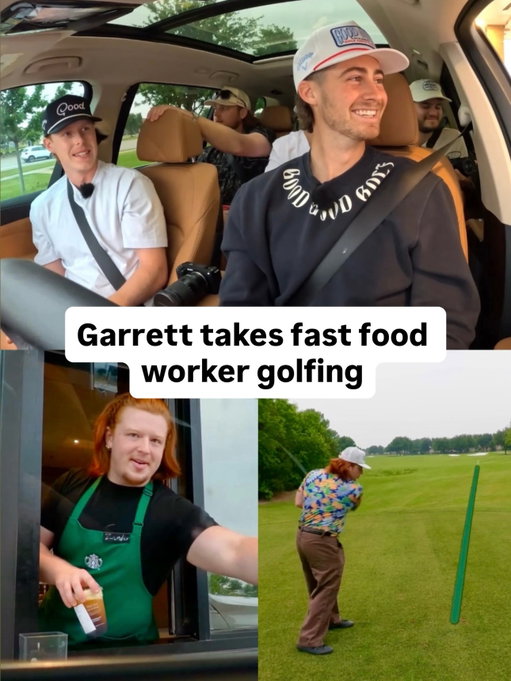 Not every day you get pulled from work to play a round of golf 😂