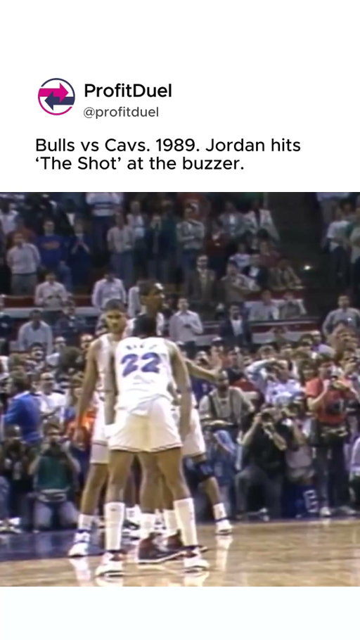 The moment MJ became MJ. Cold-blooded. Clutch. Legendary. 🏀🐐
#MichaelJordan #TheShot #NBAHistory #Clutch #GOAT
