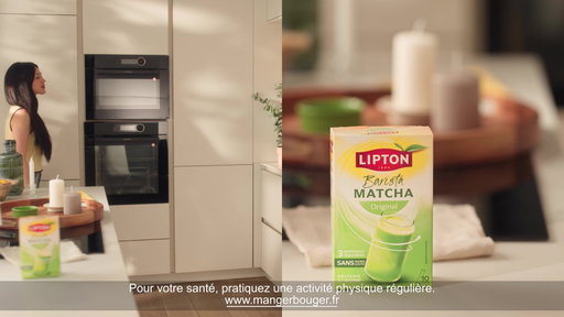 Alerte météo 🌡️ Votre Lipton Barista Matcha glacé prêt en 1 minutes 💚