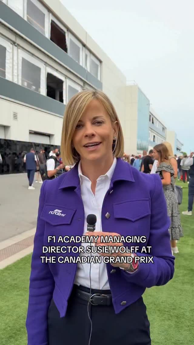 @f1academy Manager Director @susie_wolff stopped by to chat with us at the Canadian Grand Prix in Montreal about trailblazing a path, the future of female drivers, #GoSports, and more. 🏎️
video: @deborahyou