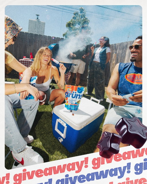 🎆 FIRECRACKER® GIVEAWAY 🎆 We're sending two lucky winners a summer's worth of Popsicle® Firecracker x Grüns. 

To win 2 bags of our summer collab with @popsicle, all you need to do is: 
💚 Follow @grunsdaily
👍 Like this post and tag two friends you'd share a pack with.
🧨 Share this post to your story!

Contest ends on 5/31/2026 at 11:59 PM PST. Open to anyone in the United States 18+. This giveaway is not affiliated with Instagram and Grüns Nutrition Inc., reserves the right to change the rules or results at any time. Giveaway not administrated or sponsored by Popsicle®. No purchase necessary for entry!