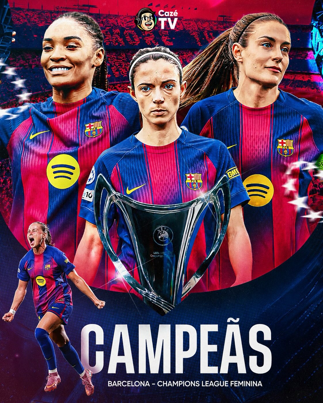 AS DONAS DA EUROPA! 🏆🇪🇸

AS CRAQUES DO BARÇA NÃO TOMARAM CONHECIMENTO DAS FRANCESAS! NÃO DEU PRO LYONNES! O BARCELONA É TETRACAMPEÃO DA CHAMPIONS LEAGUE FEMININA COM UM AMASSO! 🤩👏

#FutebolFeminino #Barcelona #TempoRealCazéTV #cztv16 #cztv15 cztv06
