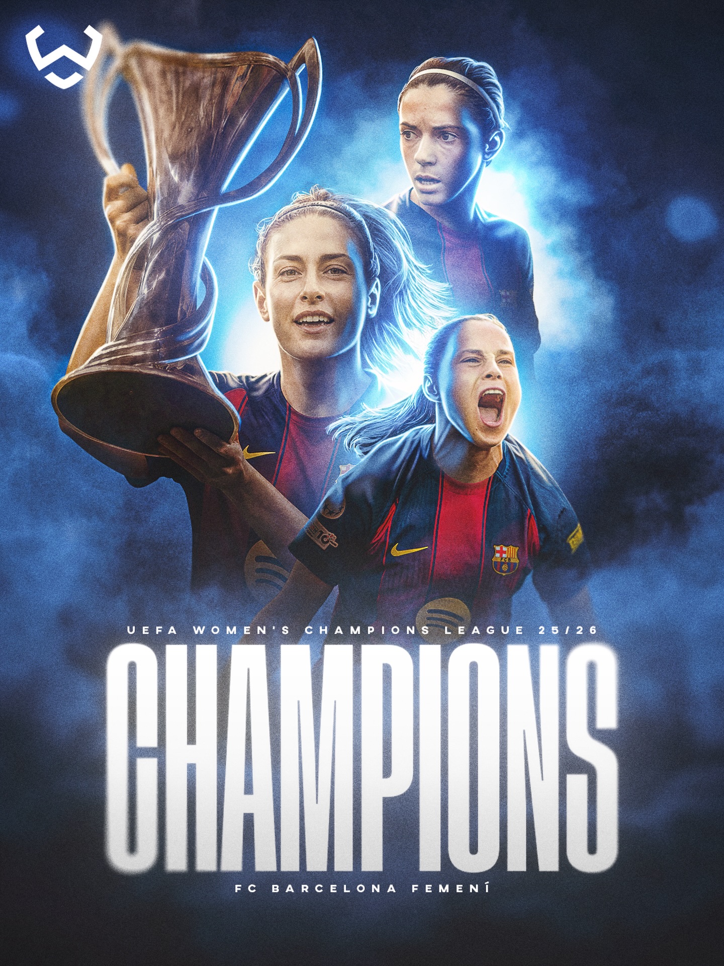 BARÇA FEMENÍ WIN THE WOMEN’S CHAMPIONS LEAGUE AGAIN AND THE QUADRUPLE 🏆

Their fourth European title means they now move level with Eintracht Frankfurt as the second most successful team in UWCL history 👏