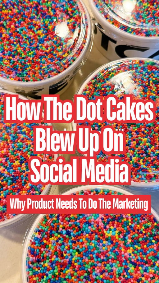 How The Dot Cakes blew up on social media. @thedotcakes 

The importance of a product being so interesting on the shelf that people want to try it and make a video about it. Aka a product should be able to do its on marketing.

#dotcakes #dotcake #marketing