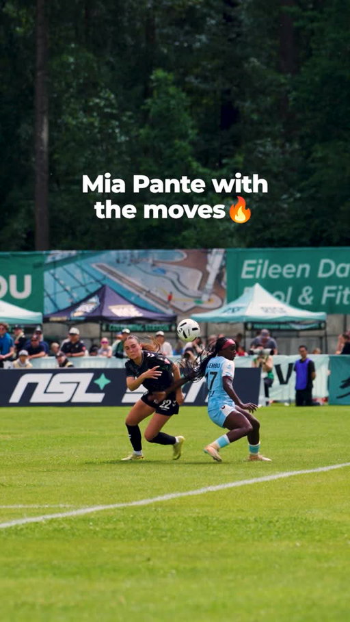 Mia Pante had her eyes on the prize ⚽️