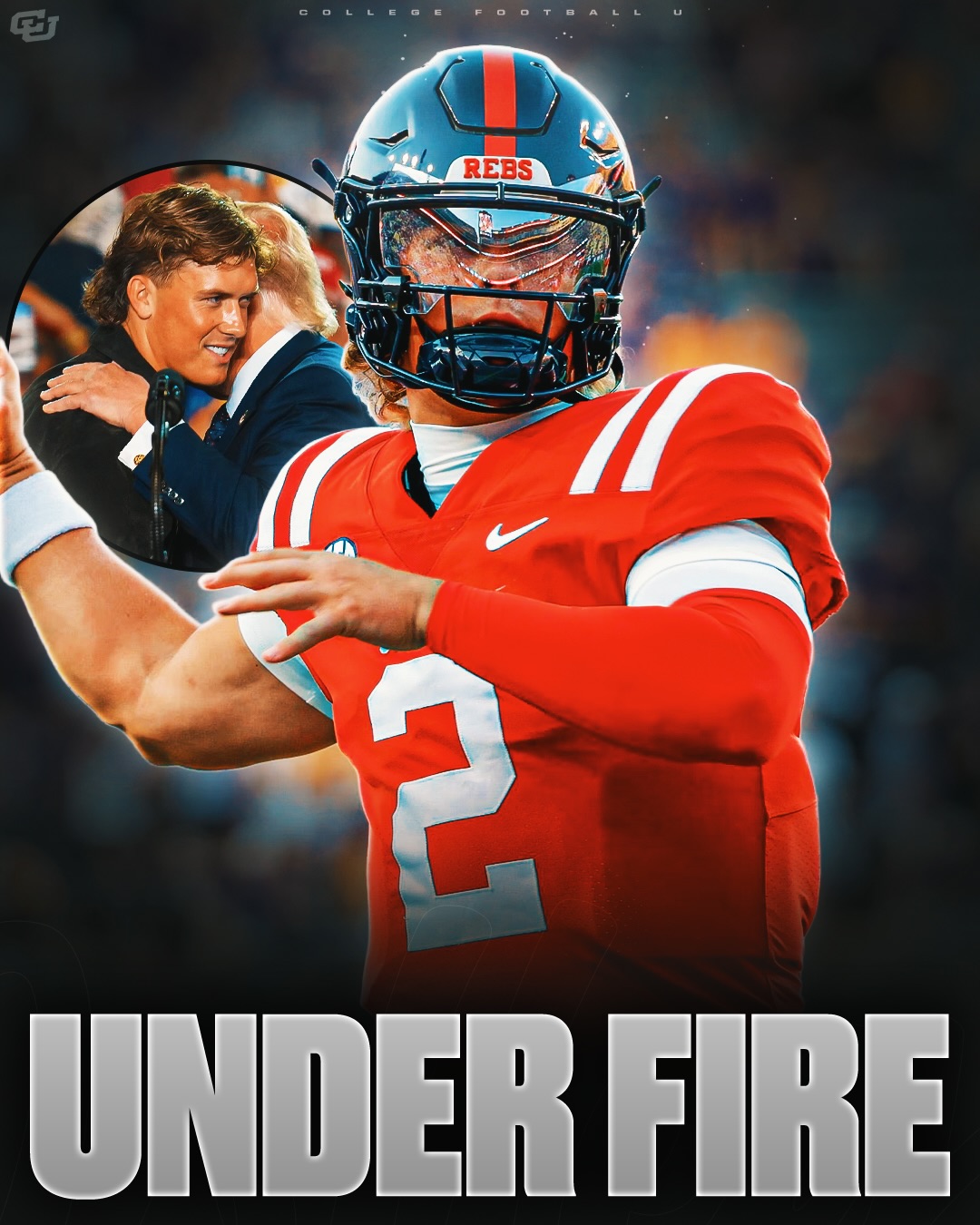 NEW: Former Jaxson Dart is making headlines following his appearance at a Donald Trump rally yesterday 🚨

The New York Giants QB introduced Trump at a rally in New York, sparking major reactions across social media. One of Dart’s teammates even publicly called him out before later saying the two had spoken privately.

Majority of the Ole Miss fans seem to be in support of Dart in his involvement with Trump yesterday. 

Thoughts? ⬇️