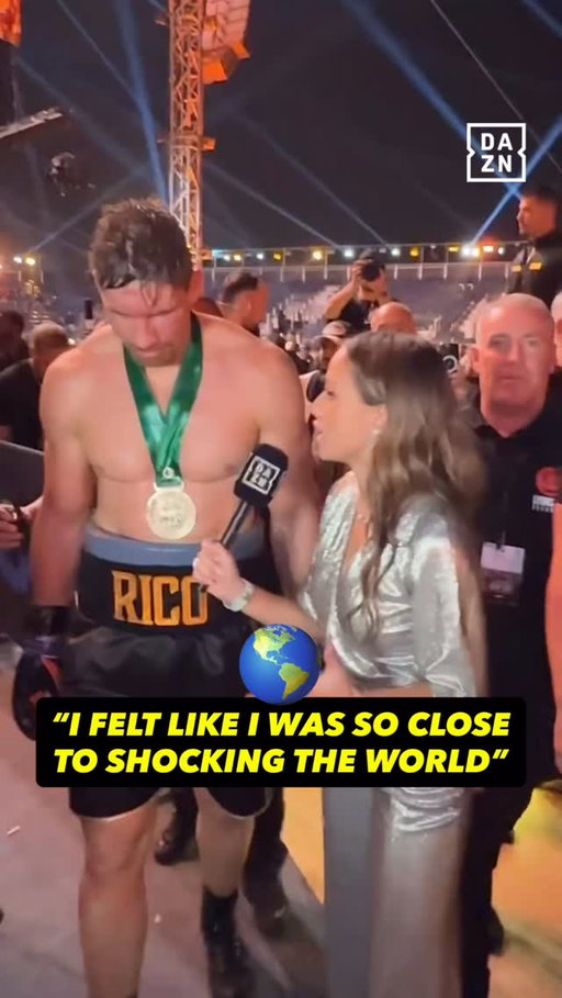 Rico says he’s here to stay 🙌 what a performance 👏

#UsykRico | @ringmagazine 🤳