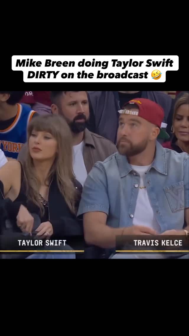 Swifties are NOT gonna be happy after Mike Breen referred to Taylor Swift as “Travis Kelce’s fiancée” 🤣