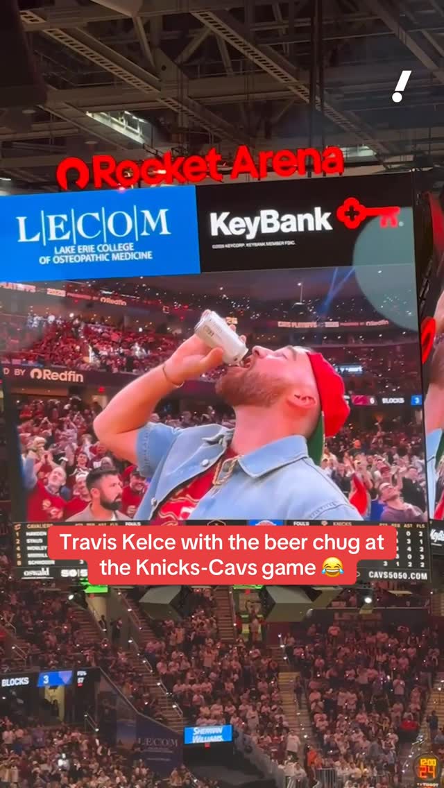 Taylor Swift and Travis Kelce are having a time in Cleveland 😅