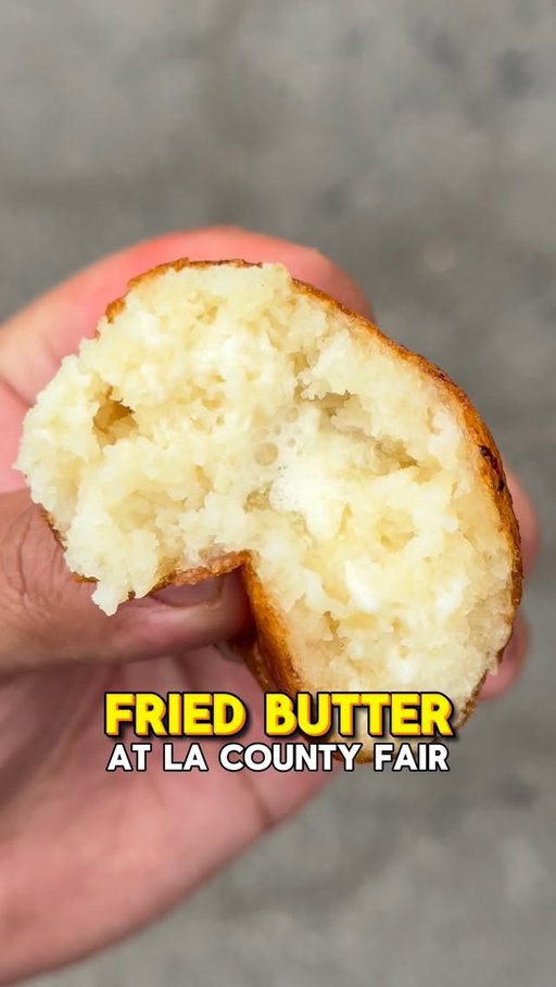 🚨 🧈IT’S 11PM AND IM CRAVING THIS FROM @LACOUNTYFAIR 🧈🚨 

@KHAILANONYMOUS, YOU WAS RIGHT 🙂‍↕️ 

#LACOUNTYFAIR #BUTTER #DEEPFRIED #DEEPFRIEDBUTTER