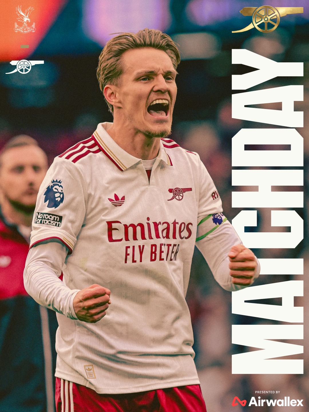 ⚪️ 𝗠𝗔𝗧𝗖𝗛𝘿𝘼𝙔 🔴⁣
⁣
🆚 Crystal Palace⁣
🕓 4pm (UK)⁣
🏆 Premier League⁣
🏟️ Selhurst Park⁣
⁣
🤝 @airwallex