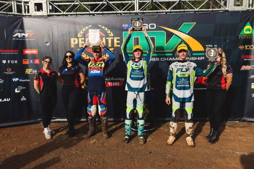 P1 at Tbar ⚡️

Happy with how the day went, put in 2 consistent motos and stacked good points. Couple weeks to recover and be ready to fight again for this thing at appin 🐕

Massive thanks to everyone who keeps this dream alive 
@honda_racing_aus 
@yarrivek 
@flyracing.global 
@beatonsproformula 
@lewisxhayward 
@armsdea1er