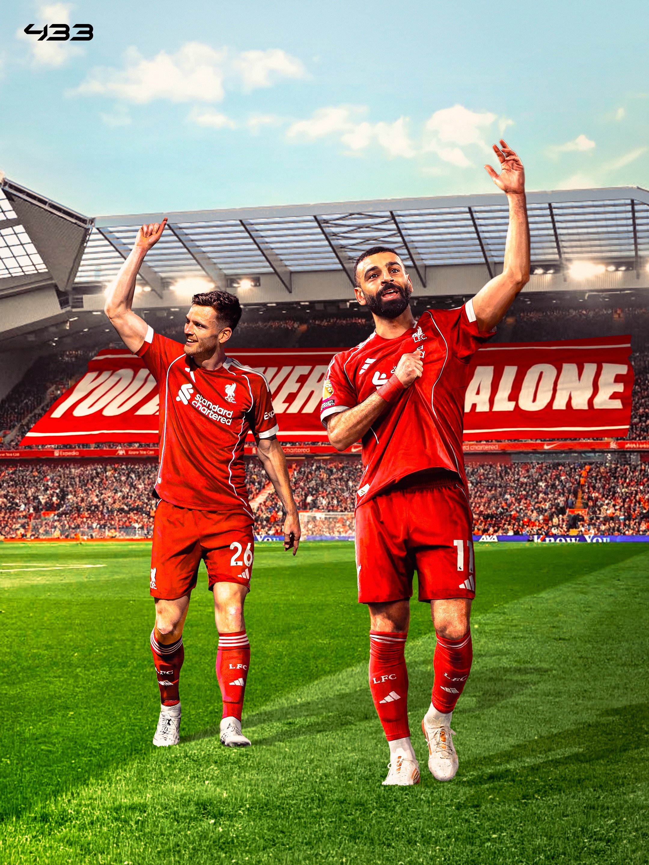 𝐄𝐍𝐃 𝐎𝐅 𝐀𝐍 𝐄𝐑𝐀 𝐀𝐓 𝐀𝐍𝐅𝐈𝐄𝐋𝐃 ❤️🥹

Mo Salah & Andy Robertson will play their final game at Anfield tonight 🏟️🔴

What a journey it’s been ✨

𝗦𝗔𝗟𝗔𝗛 & 𝗥𝗢𝗕𝗘𝗥𝗧𝗦𝗢𝗡’𝗦 𝗧𝗥𝗢𝗣𝗛𝗜𝗘𝗦 𝗔𝗧 𝗟𝗜𝗩𝗘𝗥𝗣𝗢𝗢𝗟 🏆

🏆🏆 Premier League
🏆🏆 EFL Cup
🏆 FA Cup
🏆 Community Shield
🏆 UEFA Champions League
🏆 UEFA Super Cup
🏆 FIFA Club World Cup

They leave Liverpool with the EXACT same trophy cabinet 🫨🔥

Two Liverpool legends. End of an era 🔴🥹

𝐎𝐍𝐄 𝐋𝐀𝐒𝐓 “𝐘𝐎𝐔’𝐋𝐋 𝐍𝐄𝐕𝐄𝐑 𝐖𝐀𝐋𝐊 𝐀𝐋𝐎𝐍𝐄” 🎶