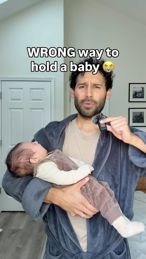 The correct way to hold a newborn 🍼👶🏽

#newdad #newmom #newparents #dadsofinstagram #parents