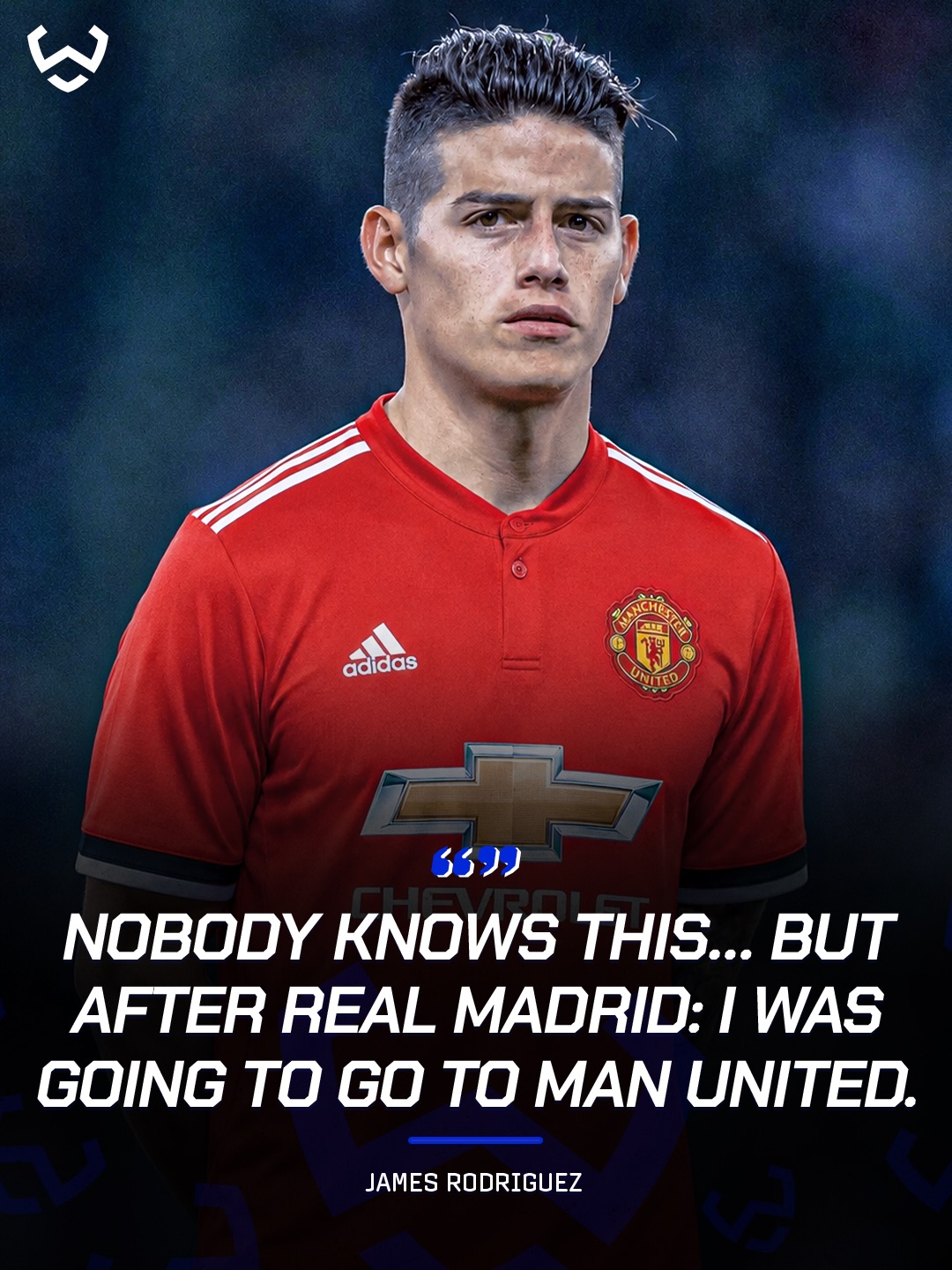 James Rodríguez was very close to joining Manchester United in 2017 😳🔴

“Nobody knows this, but I was going to sign for United,” he revealed.

But then Carlo Ancelotti stepped in and convinced him to join Bayern instead 🇩🇪

“Manchester United is dead. You have to come here with me,” Carlo told him 😅