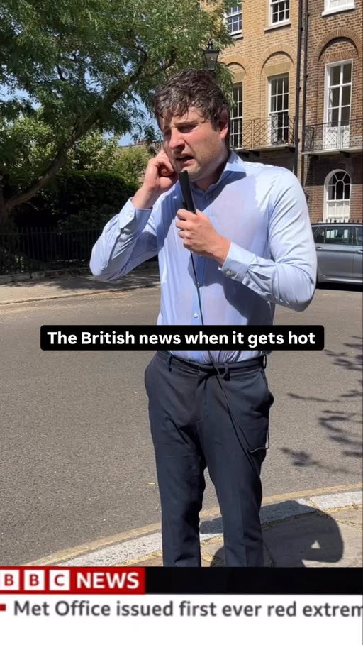 It’s egg time again #heatwave #hot #bbcnews #news #ukcomedy
