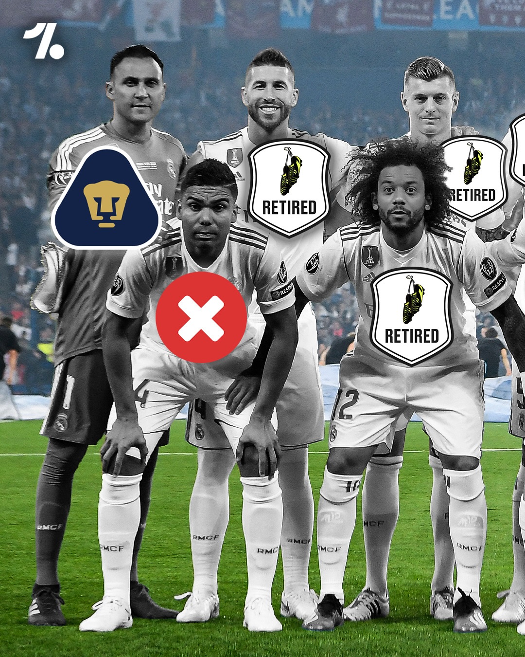 Real Madrid’s iconic three peat Champions League winning team era is over with the departure of Dani Carvajal 🥺🏆