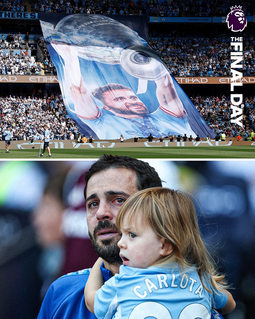 Bernardo Silva was in tears before his final @mancity match 🩵