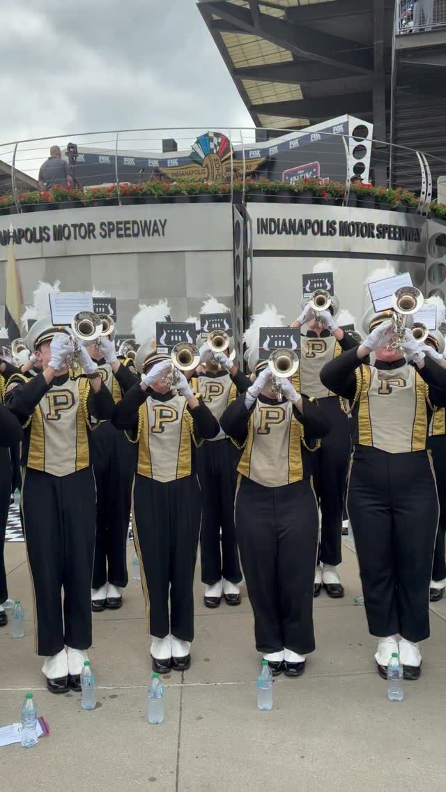 The Boilermakers band is Indy 500 ready 🙌