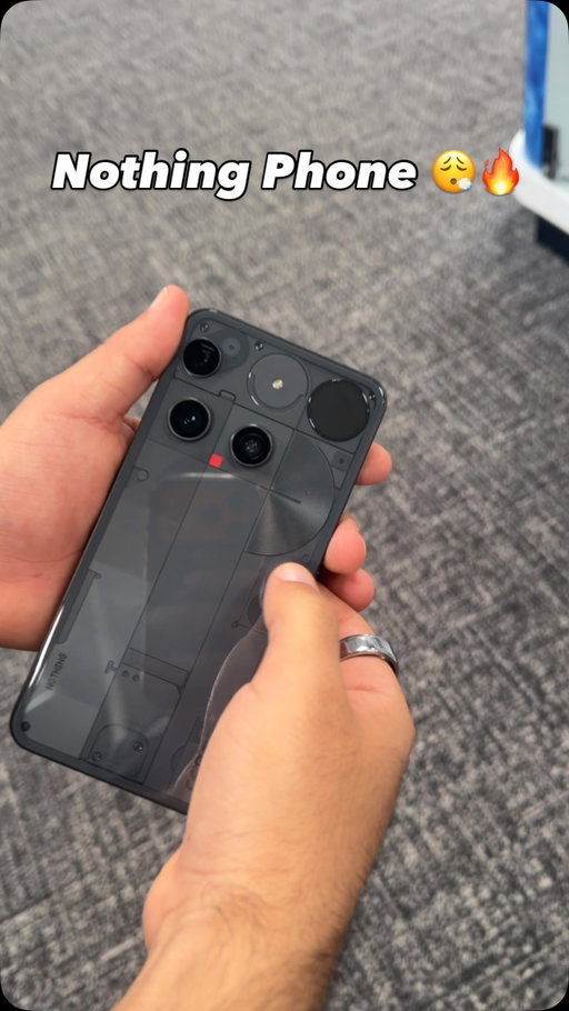 The @nothing phone is so sleek 😮‍💨🔥