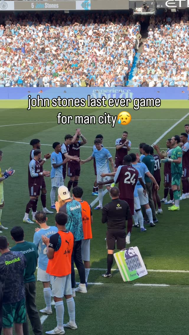 last ever game for man city, john stones legend.