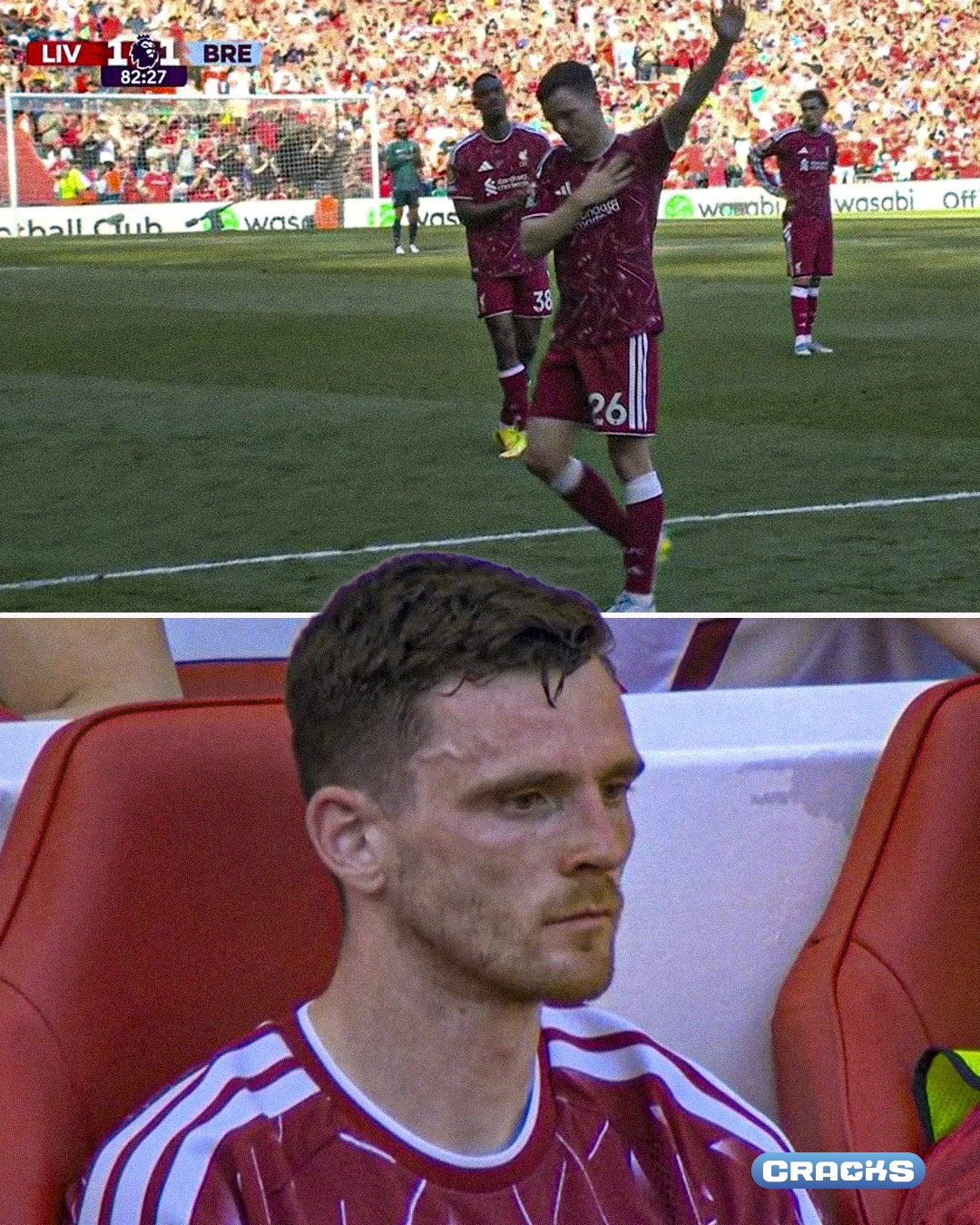 🥹🔴 OTRO ADIÓS DOLOROSO EN LIVERPOOL

👏 Andy Robertson salió sustituido y Anfield se rindió ante otra leyenda del club

🏟️ El escocés deja una huella enorme: 378 partidos con Liverpool