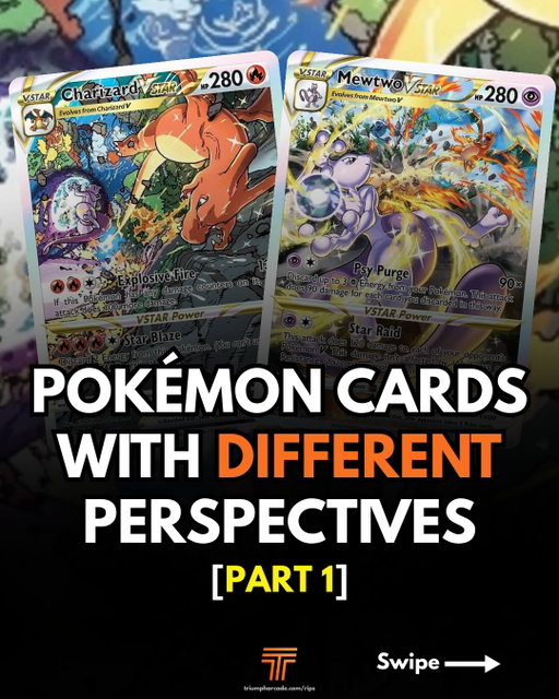 Some Pokémon cards don’t just connect… they show the exact same moment from another perspective ↔️

This is PART 1 with more artworks on the way 🙂‍↔️

🔥 Charizard & Mewtwo
✈️ Plusle & Minun
🌌 Latias & Latios
🥊 Hitmonlee & Hitmonchan
🌊 Latios & Palkia
🍊 Charmeleon & Swablu

Which perspective pair is your favorite? 🫂

Prices referenced on May 24, 2026 using @getcollectr and may be subject to change.
#pokemontradingcards #pokemontcg #pokemonartwork