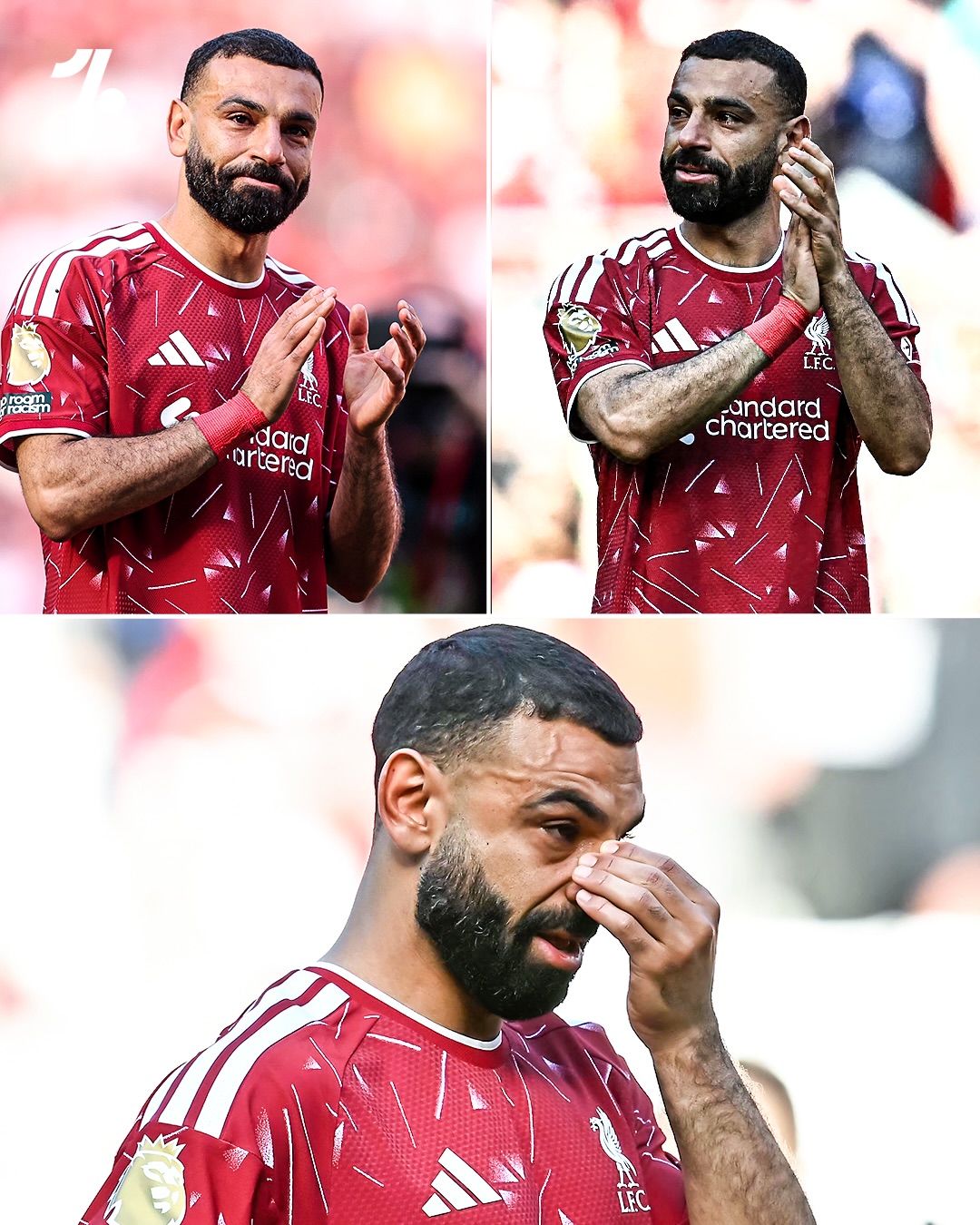 It was an emotional goodbye for Mohamed Salah at Liverpool FC 🥹❤️