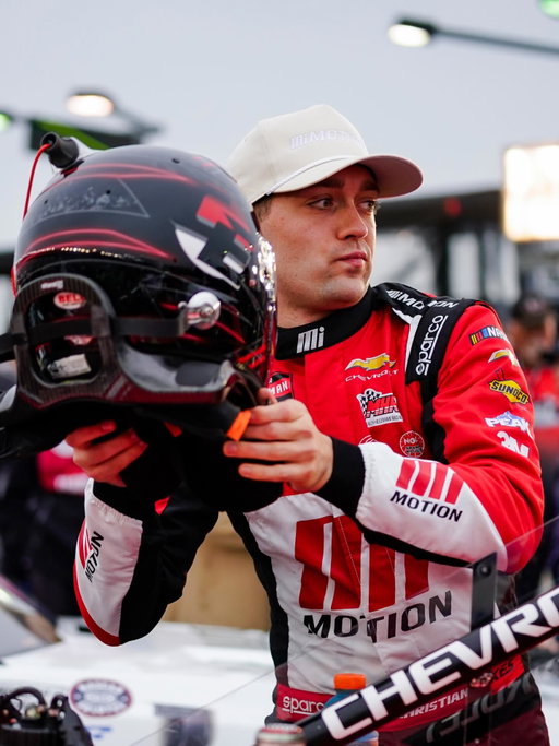 P6. Ending didn’t go to plan, but proud of the pace in our @motionind Chevy. Won a stage, led laps. #brickbybrick