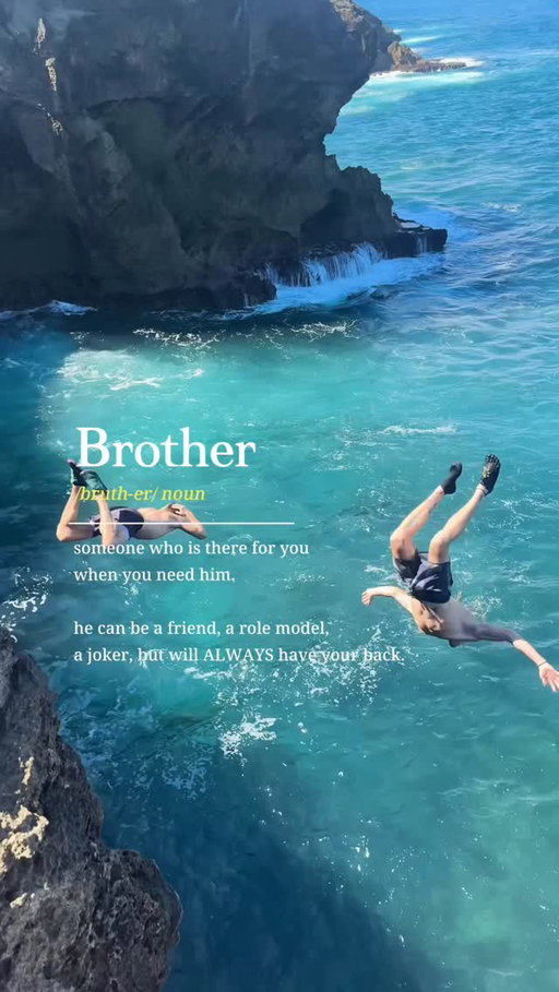Love you brother
